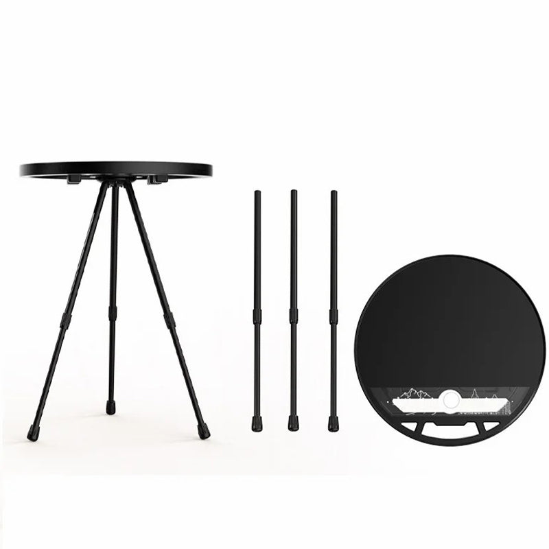 LZ-03 40cm Round Outdoor Camping Table Portable Detachable PE+Aluminum Alloy Small Table LZ-03 40cm Round Outdoor Camping Table Portable Detachable PE+Aluminum Alloy Small Table